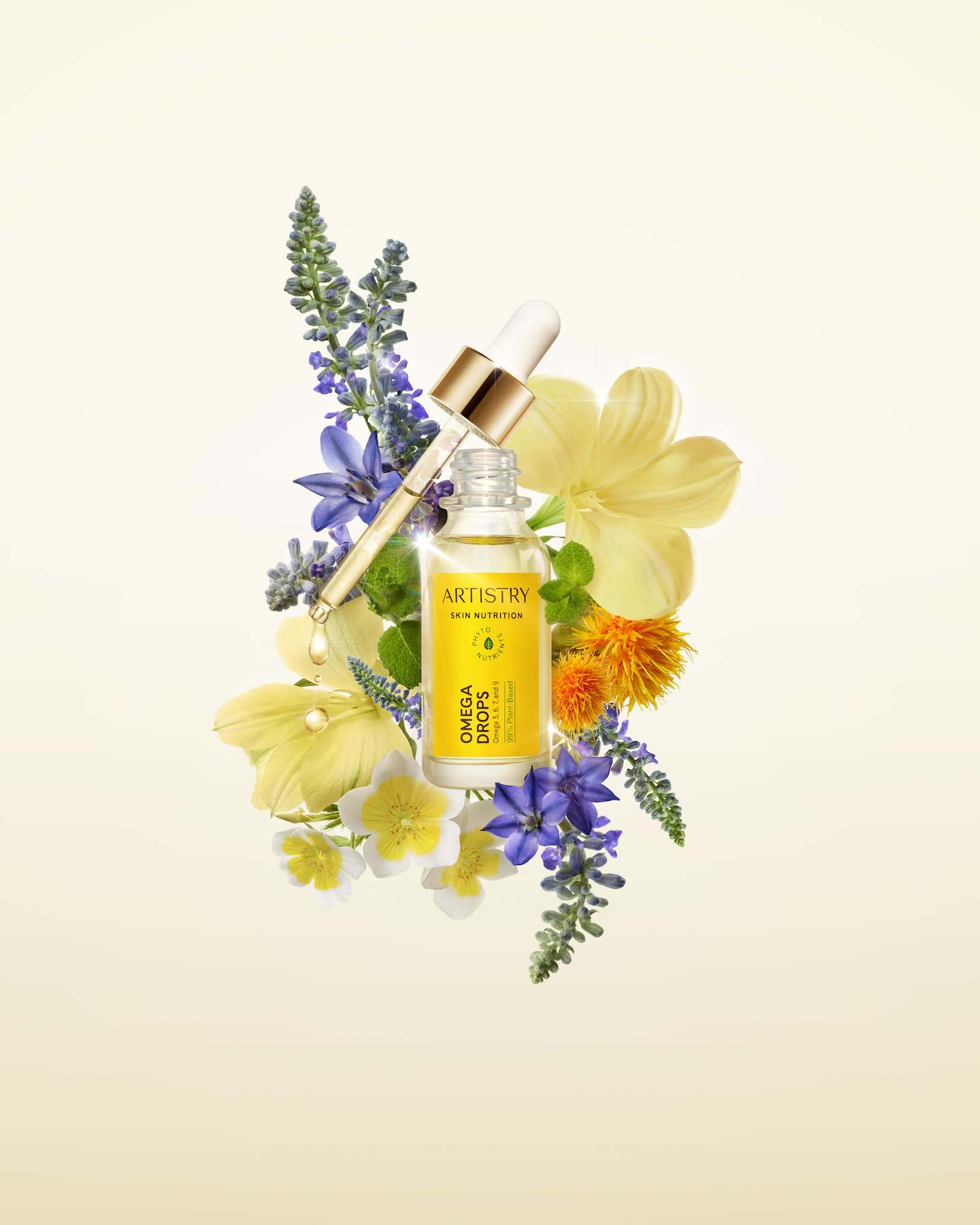 Serul facial Omega Drops Artistry Skin Nutrition: ingrijirea zilnica a tenului, intr-o noua perspectiva